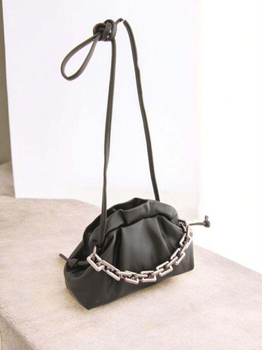 Сумка женская из кожзаменителя NN 80909 Чёрная