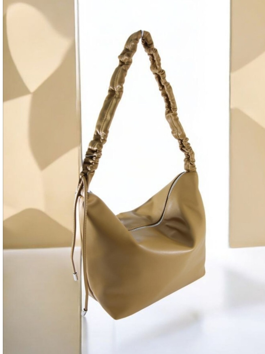 Сумка женская из кожзаменителя NN 1719#  Светло коричневый