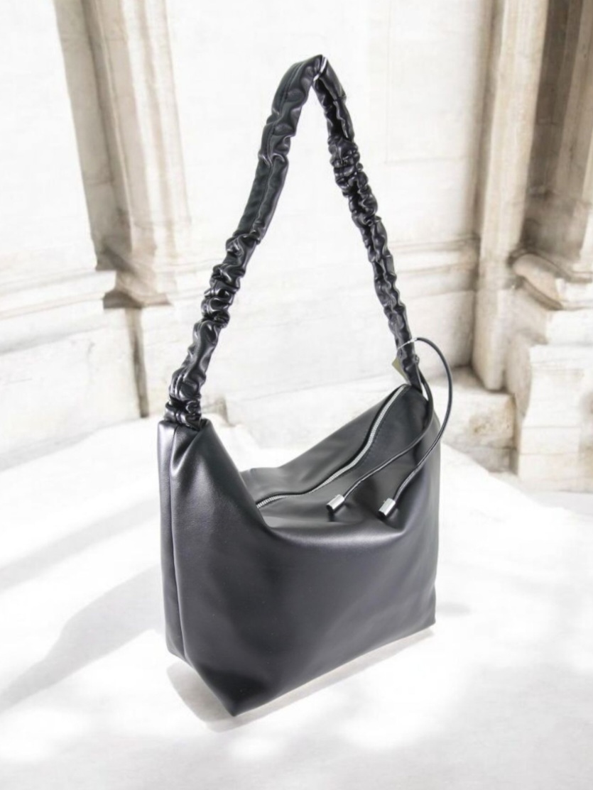 Сумка женская из кожзаменителя NN 1719# Чёрная