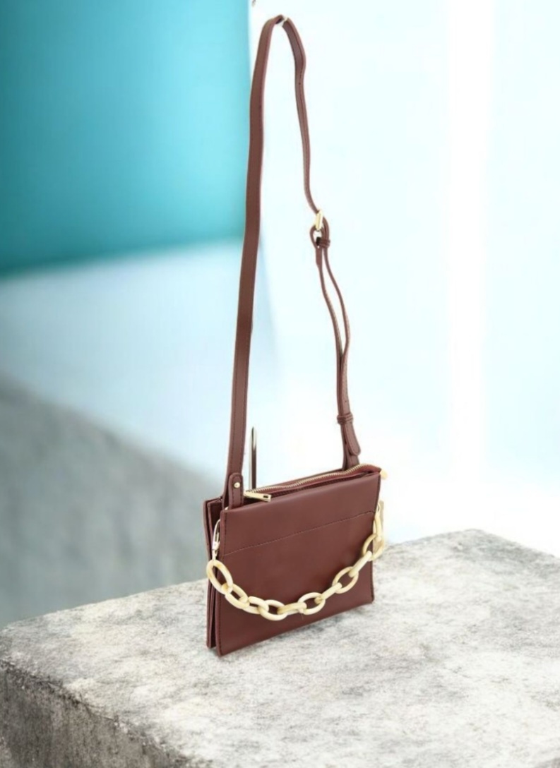 Сумка женская из кожзаменителя NN 9952# Винная