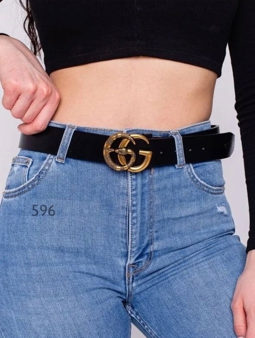 Ремень 4см из натуральной кожи