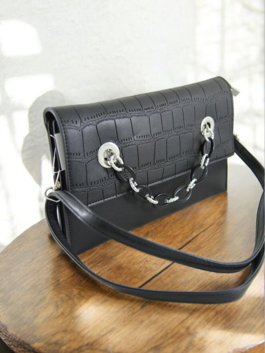 Сумка женская из кожзаменителя NN 13025 Тёмно коричневый