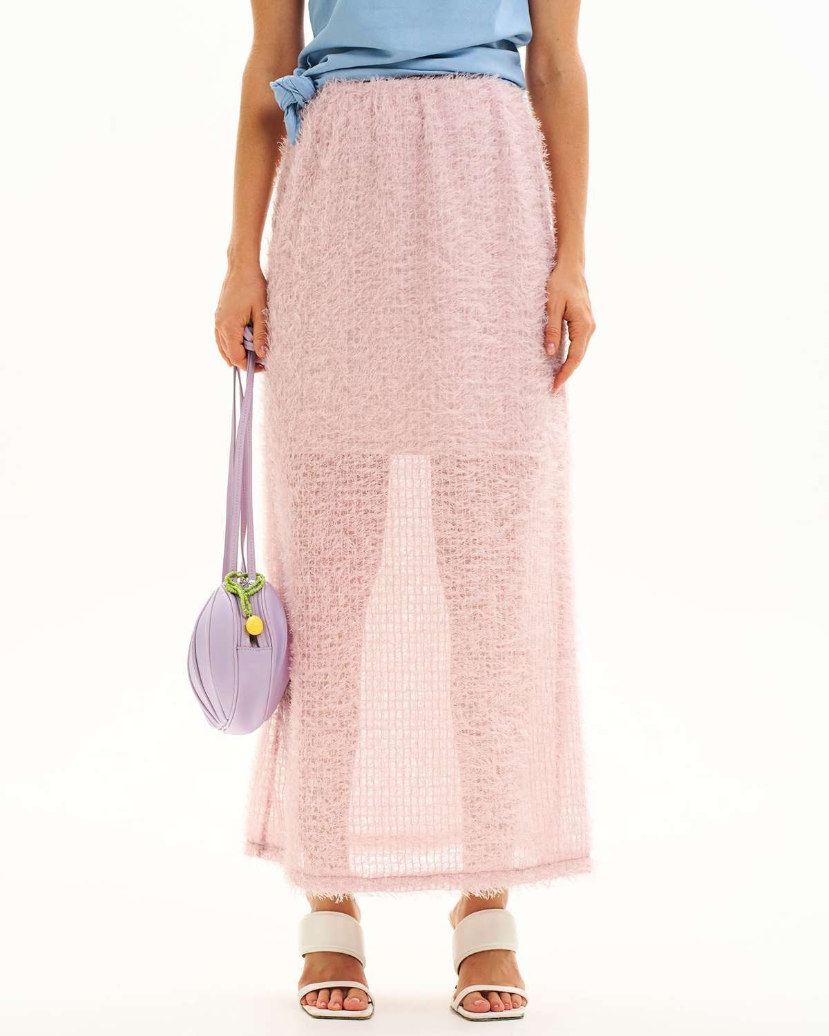 Юбка из сетки с ворсом VU001