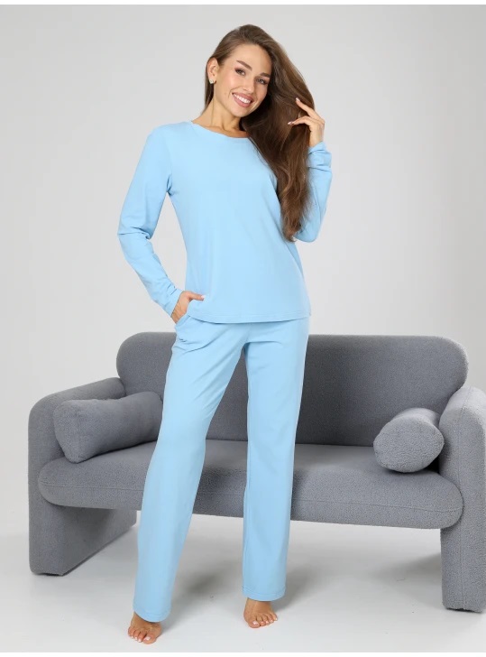 Пижама женская П-147.01 голубой