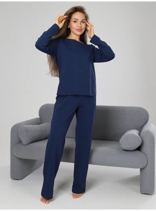 Пижама женская П-147 синий