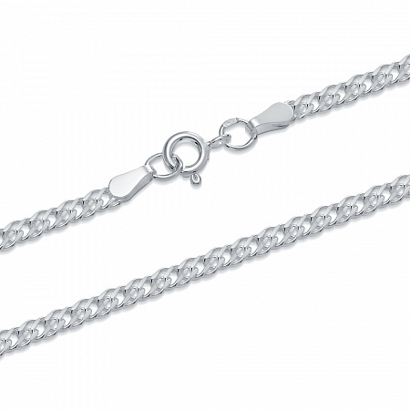 Цепь Ромб двойной с алмазной огранкой РГ-60