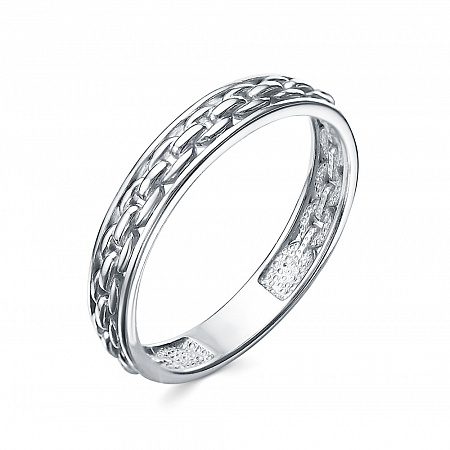 Кольцо родированное серебро 925* 10-0934