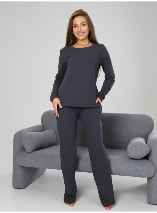 Пижама женская П-147.03 графит