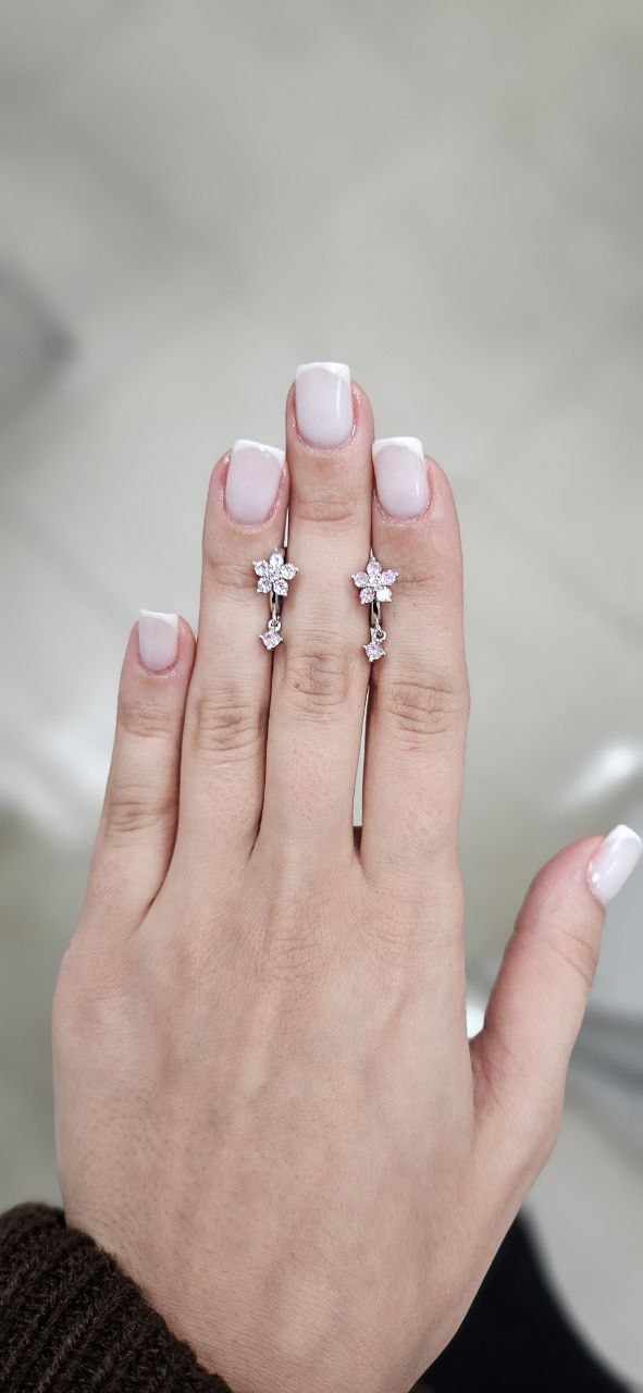 Серьги Серебро 925 пробы kf