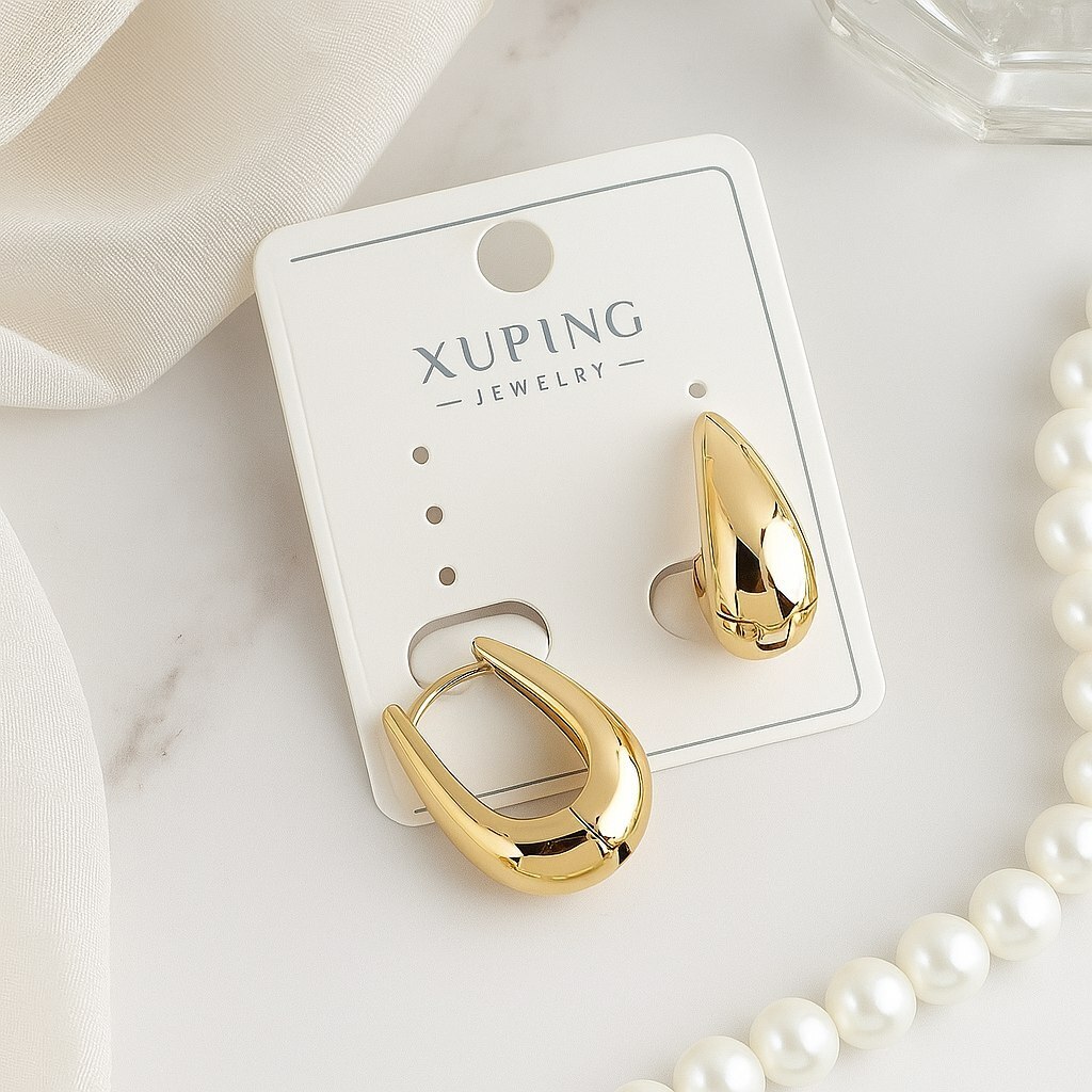 Серьги коллекция Xuping покрытие позолота Предыдущий