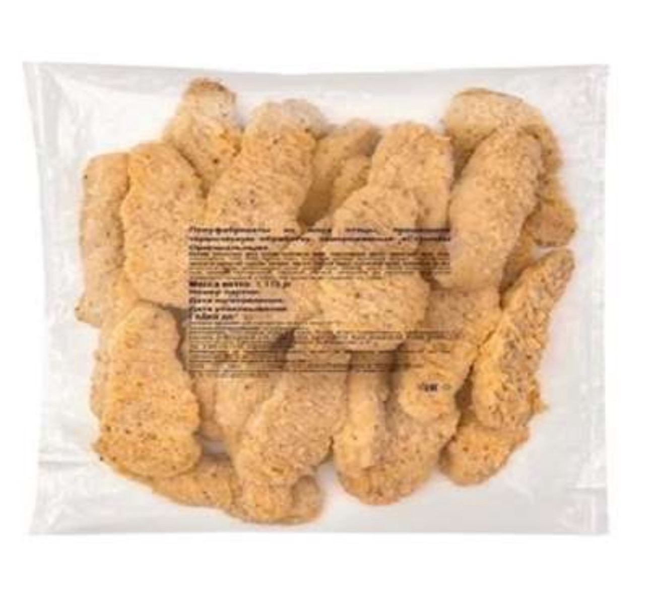 Стрипсы упаковка 1 кг