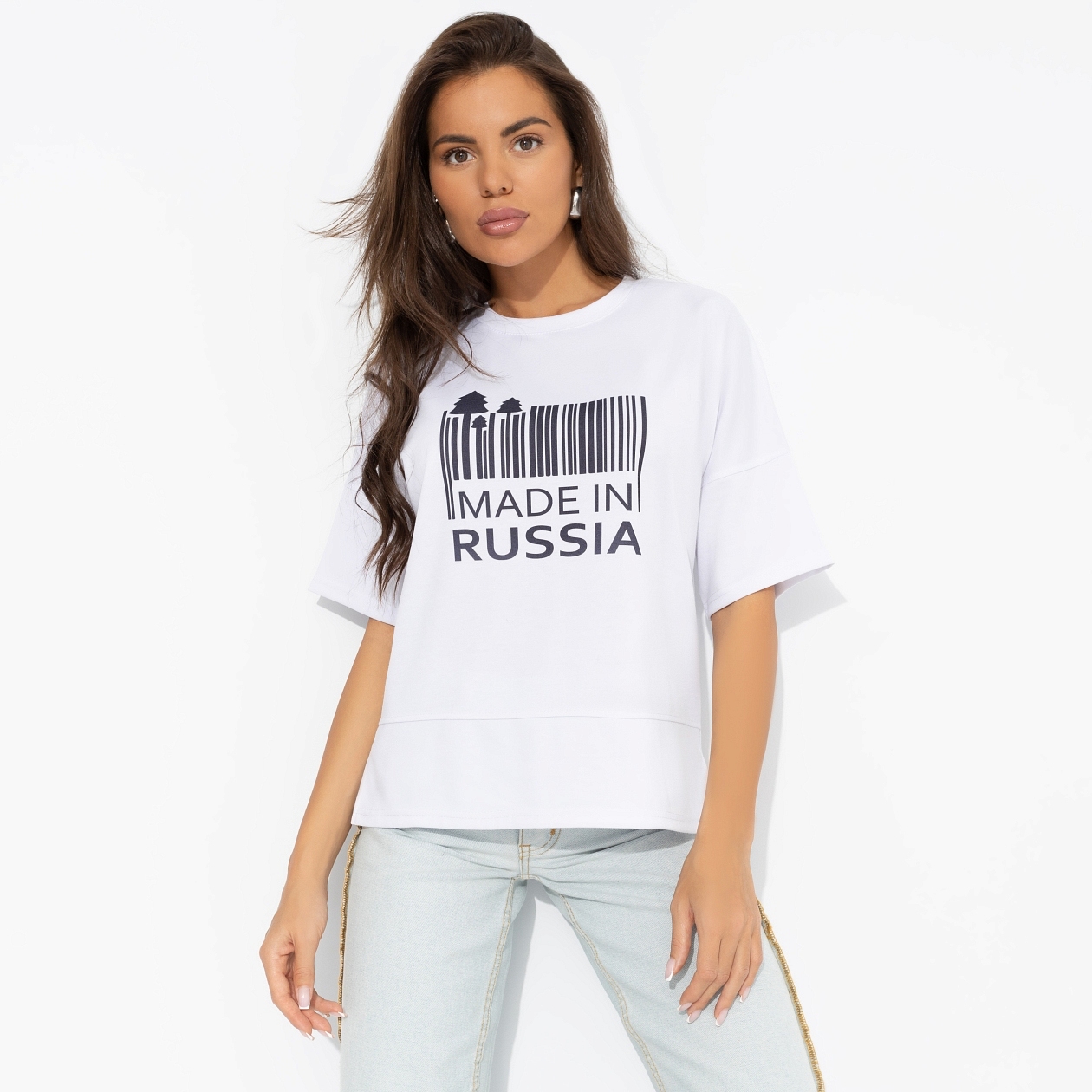 SALE  Футболка свободного кроя Зов будущего (Russia)