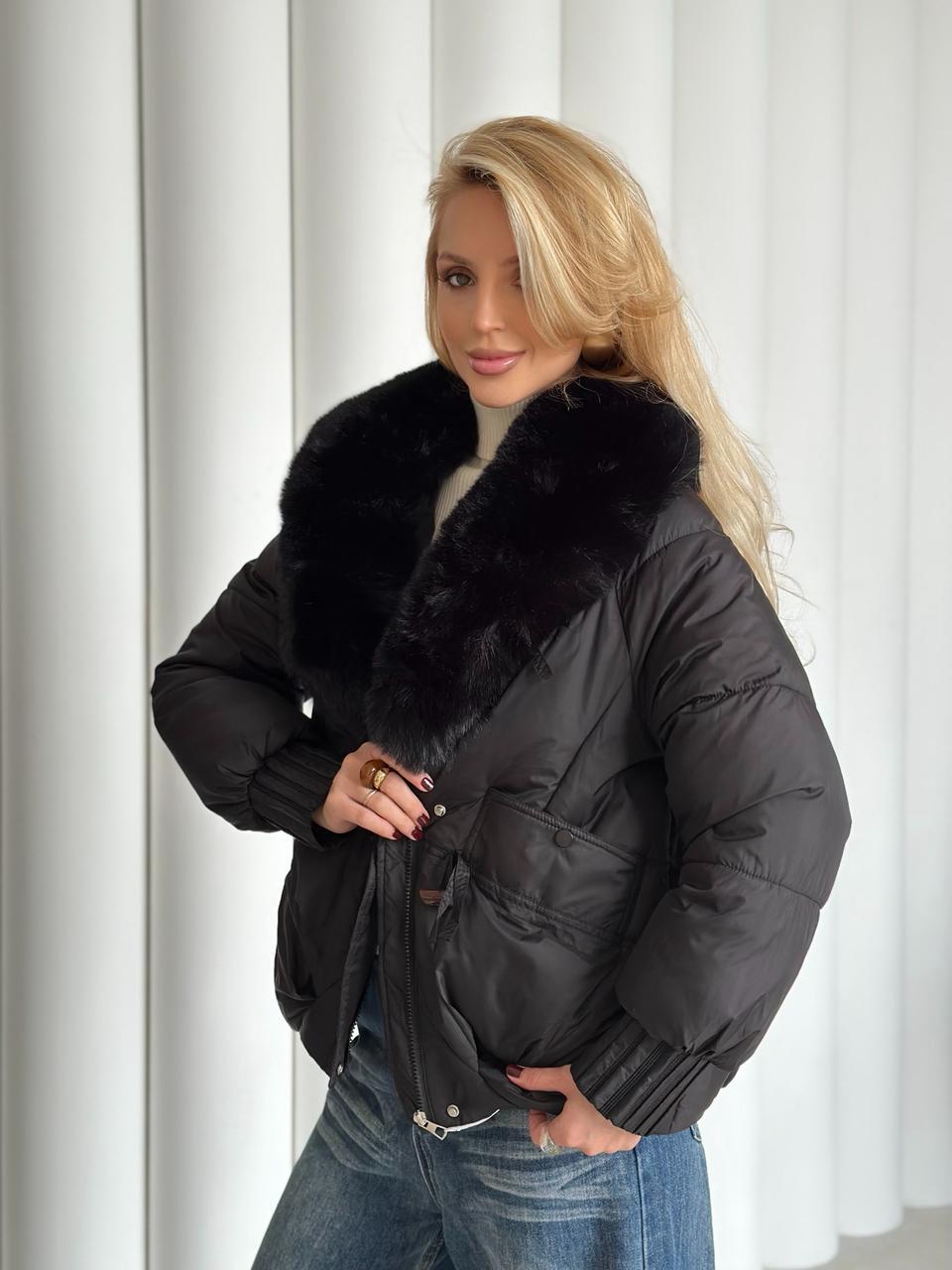 Куртка #КТ8802 (7), чёрный