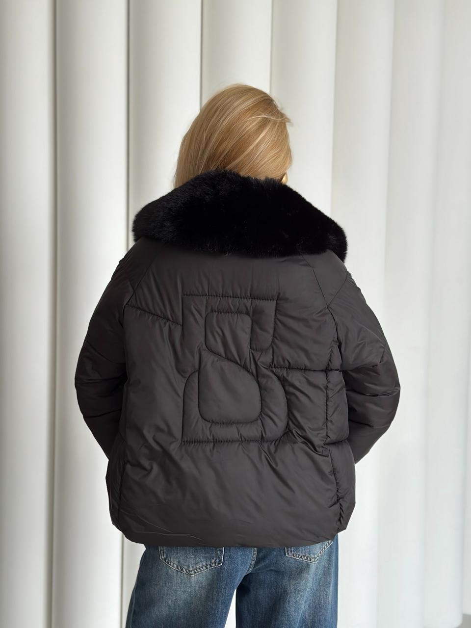 Куртка #КТ8802 (7), чёрный