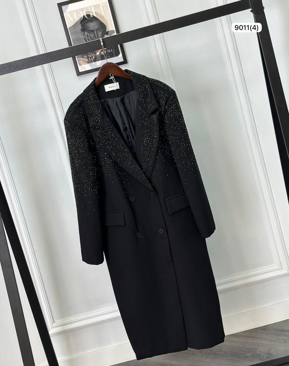 Пиджак #КТ9011 (4), чёрный