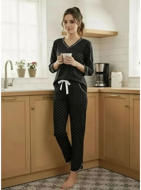 Пижама женская П-150.01 горошек