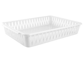 Корзинка для хранения Keeplex Light A4 35,5х25х6см белое облако