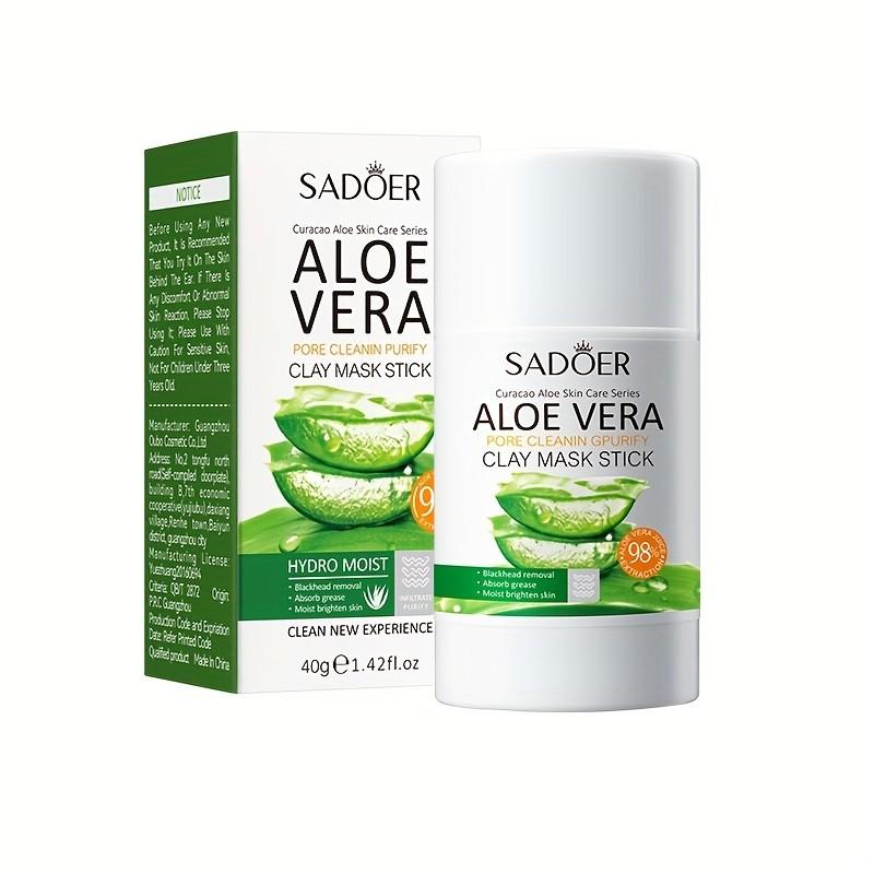 SADOER Маска - Стик для лица ALOE VERA Глиняная Очищающая 40г (SD30960)