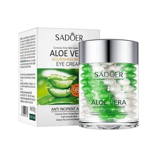 SADOER Крем для век ALOE VERA Питательный Антивозрастной (шарики) 60г (SD-51780)