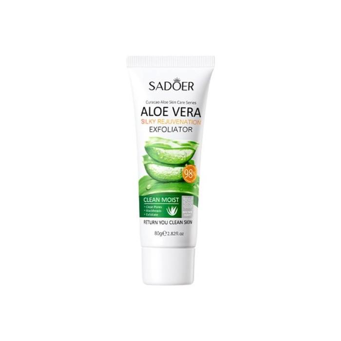 SADOER Пилинг - Скатка для лица ALOE VERA Отшелушивающий с АЛОЭ 80г (SD-38579)