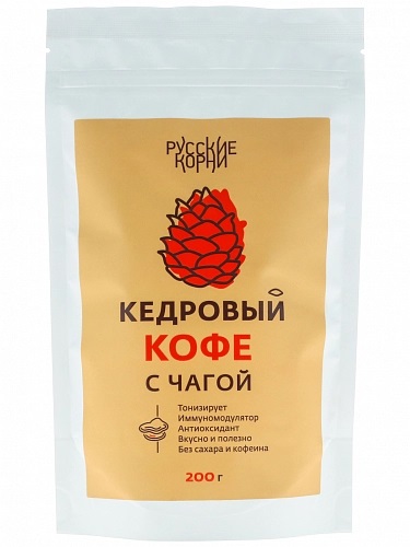Кедровый кофе с чагой, 200 г