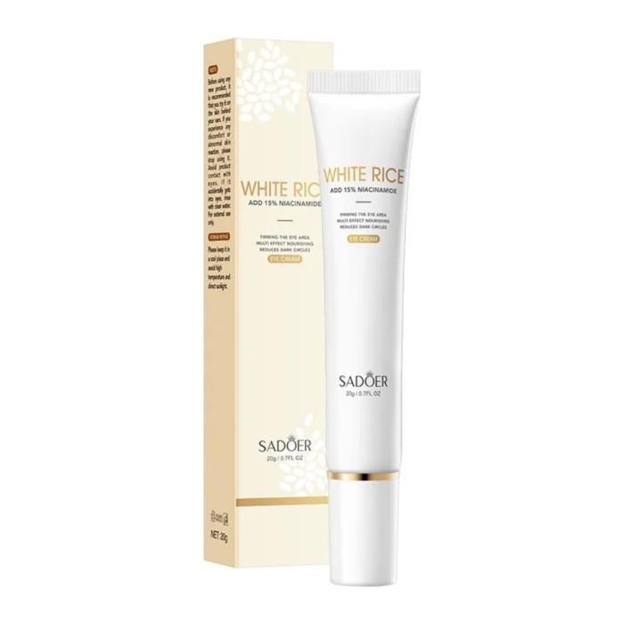 Крем для век WHITE RECE Niacinamide Укрепляющий, Подтягивающий РИС и Ниацинамид 20г (SD-14796)