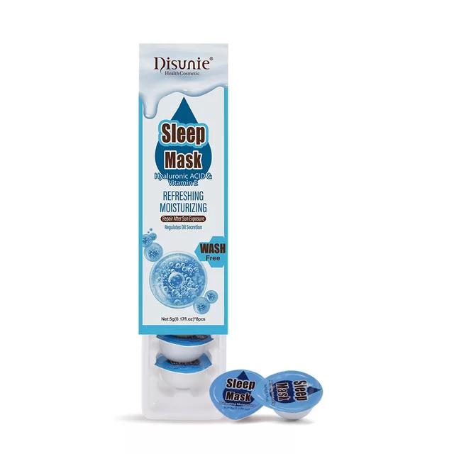DISUNIE Маска для лица Ночная ICE CREAM Hyaluronic Acid & Vitamin E (5г * 8 штук) (DE-8074)