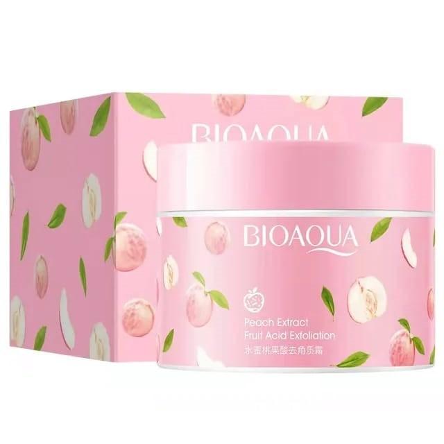 BIOAQUA Пилинг - Скатка для лица PEACH & FRUIT ACID Фруктовые Кислоты и ПЕРСИК 140г (BQY-72646)
