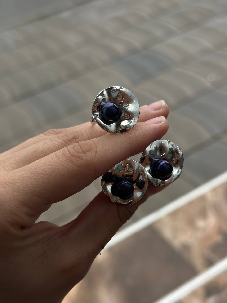 Шикарная работа Дагестанских мастеров, комплект с жечугом. Серебро 925 пробы