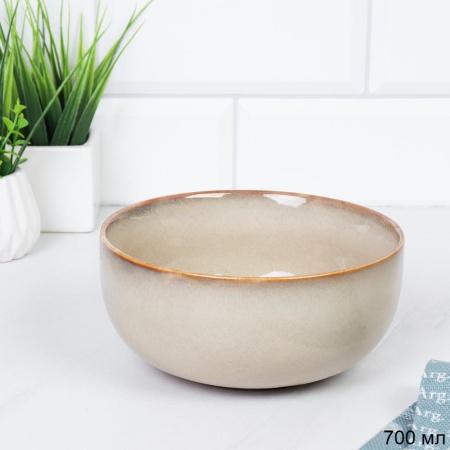 Тарелка суповая 700 мл / 88011-5,7 /уп 6/24/ Глазурованное реактивное покрытие