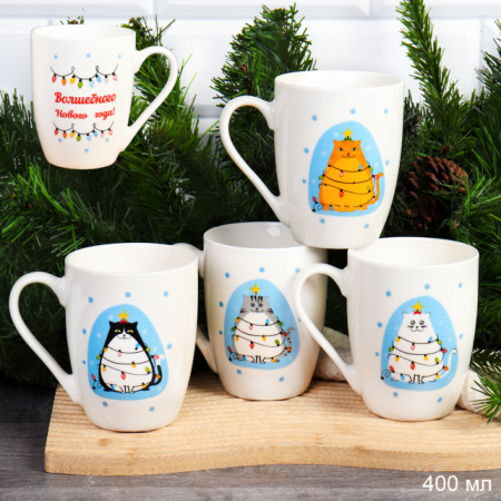 Кружка 400 мл КотоЁлка MIX