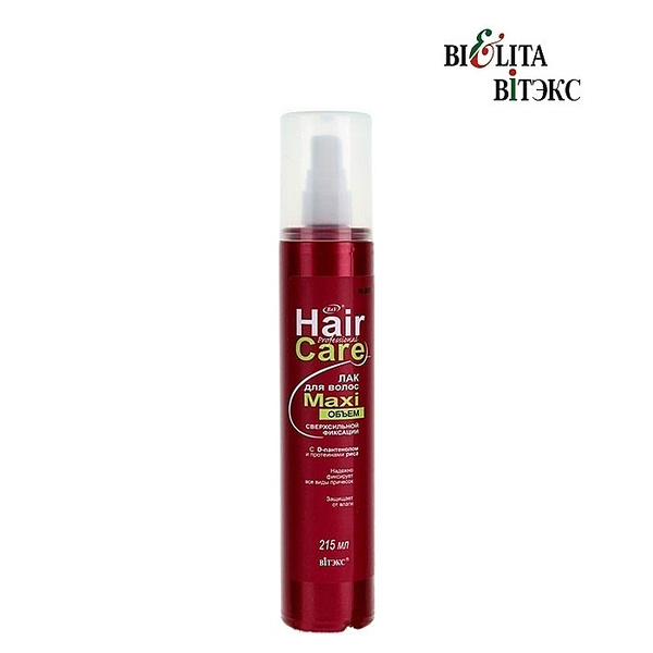 Проф.Лин Hair Care лак 215мл Макси Объем с/с/ф /36