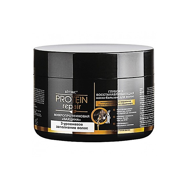 Protein Repair Микропротеиновая вакцина Глубоковосстанавлив. Маска-бальзам д/волос, 300мл/14