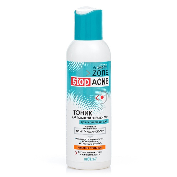 Акне ZONE STOP ACNE тоник д/лица 150мл Глубокая Очистка Пор /20
