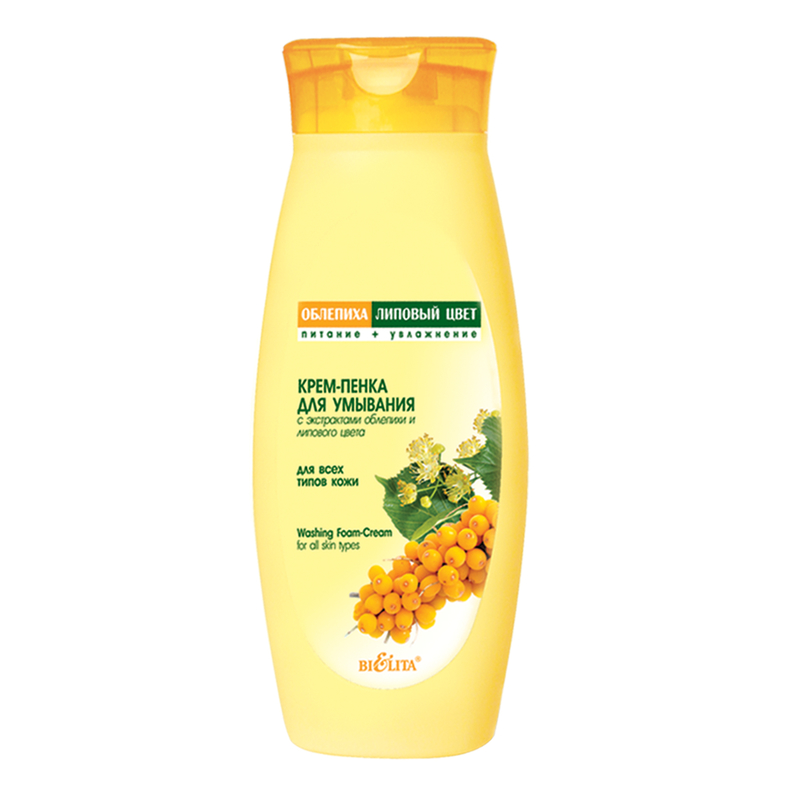 Облепиха-Липовый цвет крем-пенка д/умыв. 250мл д/всех типов кожи /12
