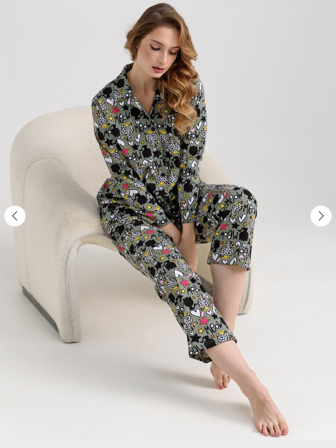 
Пижама женская "Мяу" (классическая)