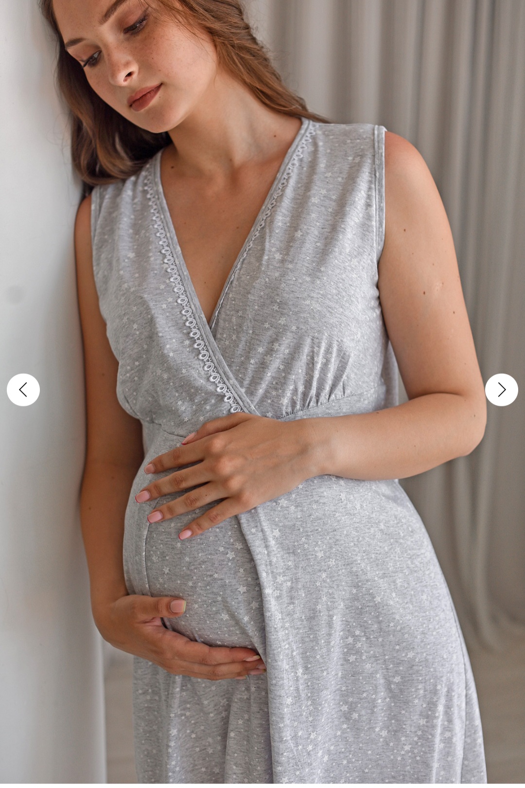 
Сорочка ночная женская "Дочки-сыночки" для беременных