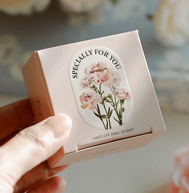 Свеча ароматическая фигурная "ЦВЕТОК" в коробке, 5,7 см. 4316