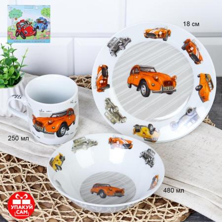 Набор посуды 3 предмета / C336N# /уп 6/12/ Машина