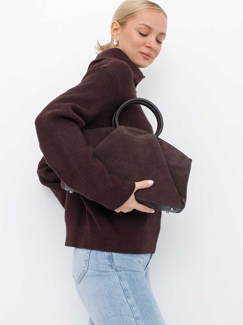 Сумка 1126MF coffee Polina&Eiterou