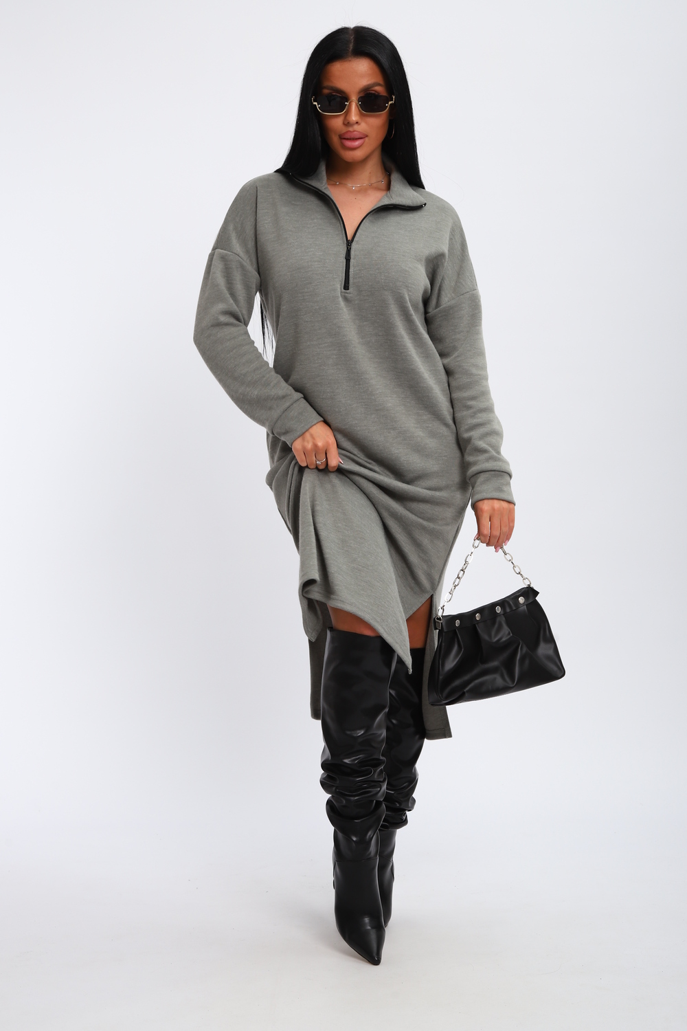 Платье женское Полина с молнией