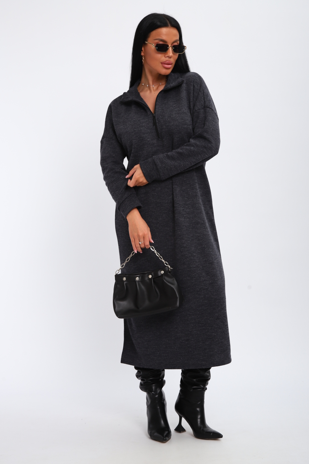 Платье женское Полина с молнией