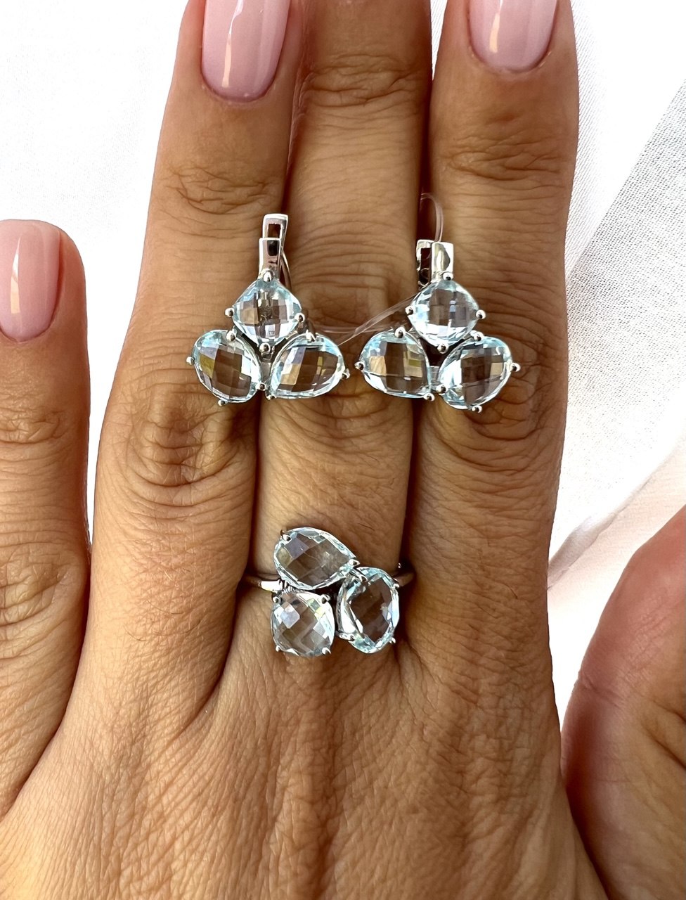 Кольцо, топаз, Лаура