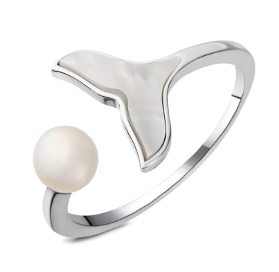 Кольцо, жемчуг , перламутр, Z-27769