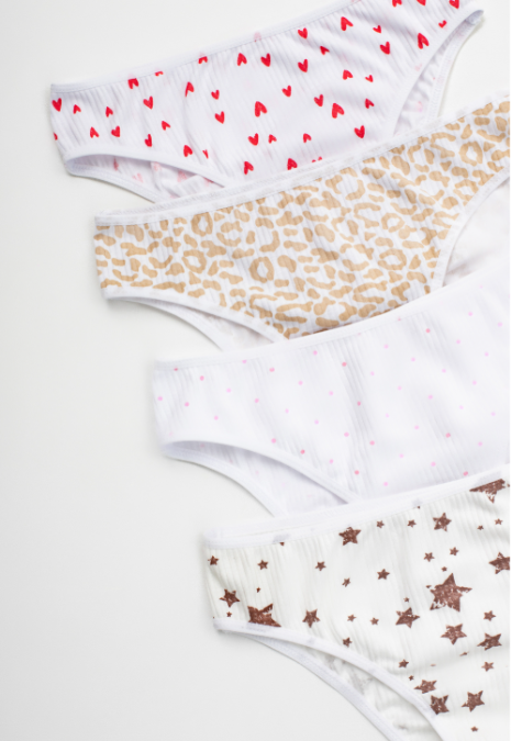 4 пары Женские трусы 00030