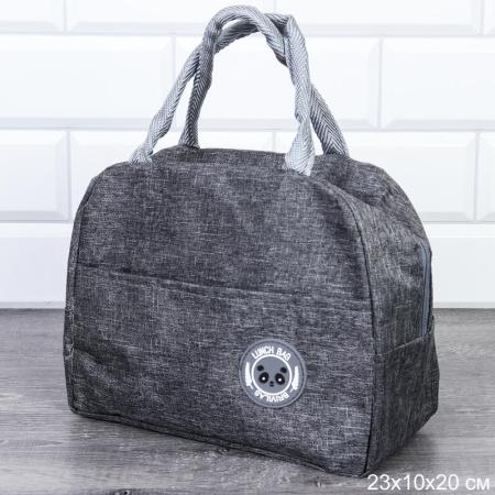 Сумка с эффектом сохранения холода, тепла/термосумка / DFB122gray /уп 200/ 23x10x20 см, 5,5 л