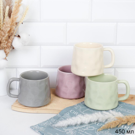 Кружка 450 мл Классика мятая / BLC-450 /уп 60/