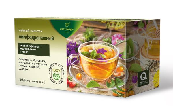 чайный напиток лимфодренажный Алтай-Селигер