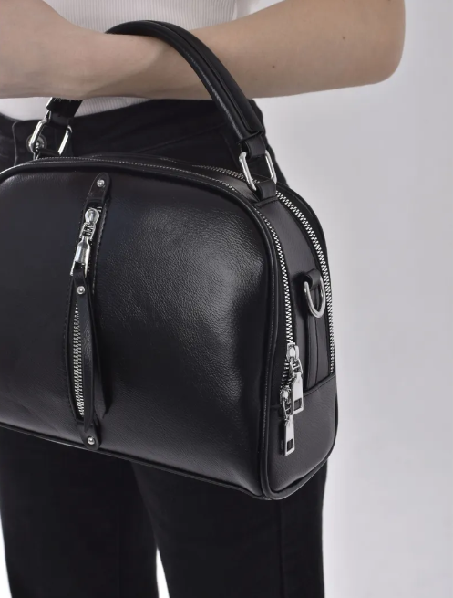 НАТУРАЛЬНАЯ КОЖА!!! Сумка женская кожаная NN 8545 Black