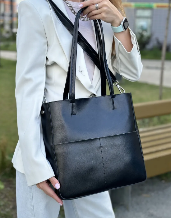 НАТУРАЛЬНАЯ КОЖА!!! Сумка женская кожаная NN 9384 Black